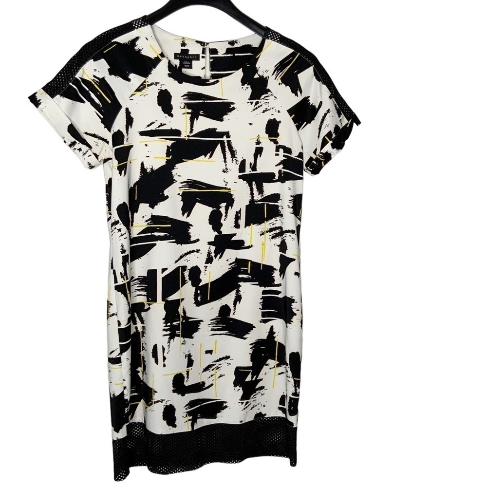 Metaphor- short sleeve shift dress. Size M